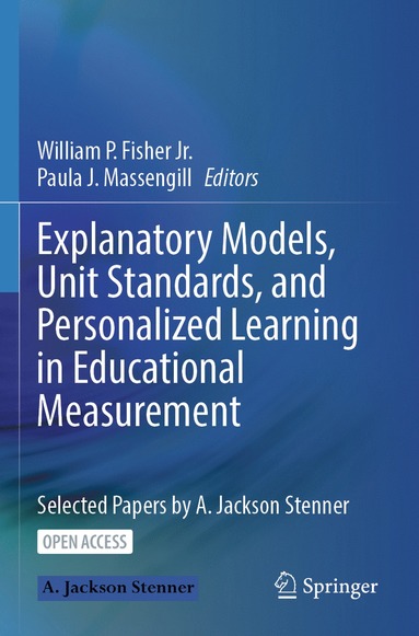 bokomslag Explanatory Models, Unit Standards, and Personalized Learning in Educational Measurement