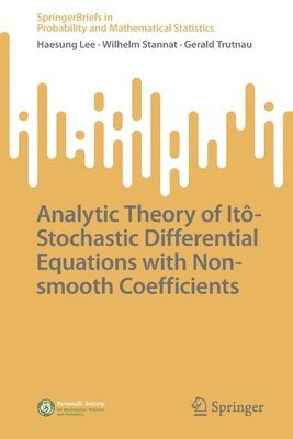 Haesung Lee, Wilhelm Stannat, Gerald Trutnau - Analytic Theory of Itô-Stochastic Differential Equations with Non-smooth Coefficients, Häftad