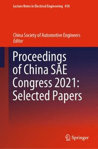 bokomslag Proceedings of China SAE Congress 2021: Selected Papers