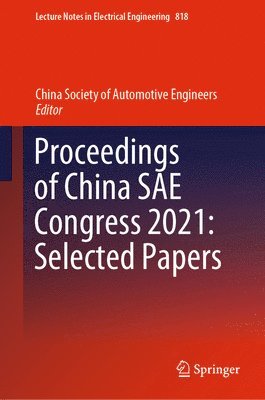 Proceedings of China SAE Congress 2021: Selected Papers 1