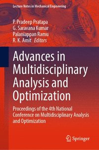 bokomslag Advances in Multidisciplinary Analysis and Optimization