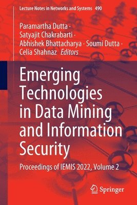 bokomslag Emerging Technologies in Data Mining and Information Security