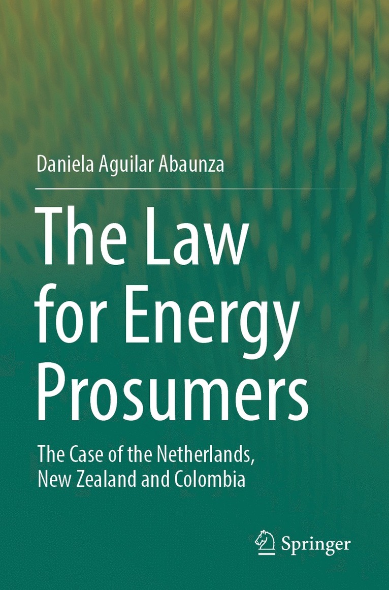 Daniela Aguilar Abaunza - Law for Energy Prosumers, Häftad