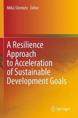 Mika Shimizu - Resilience Approach to Acceleration of Sustainable Development Goals, Häftad