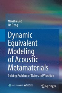 bokomslag Dynamic Equivalent Modeling of Acoustic Metamaterials