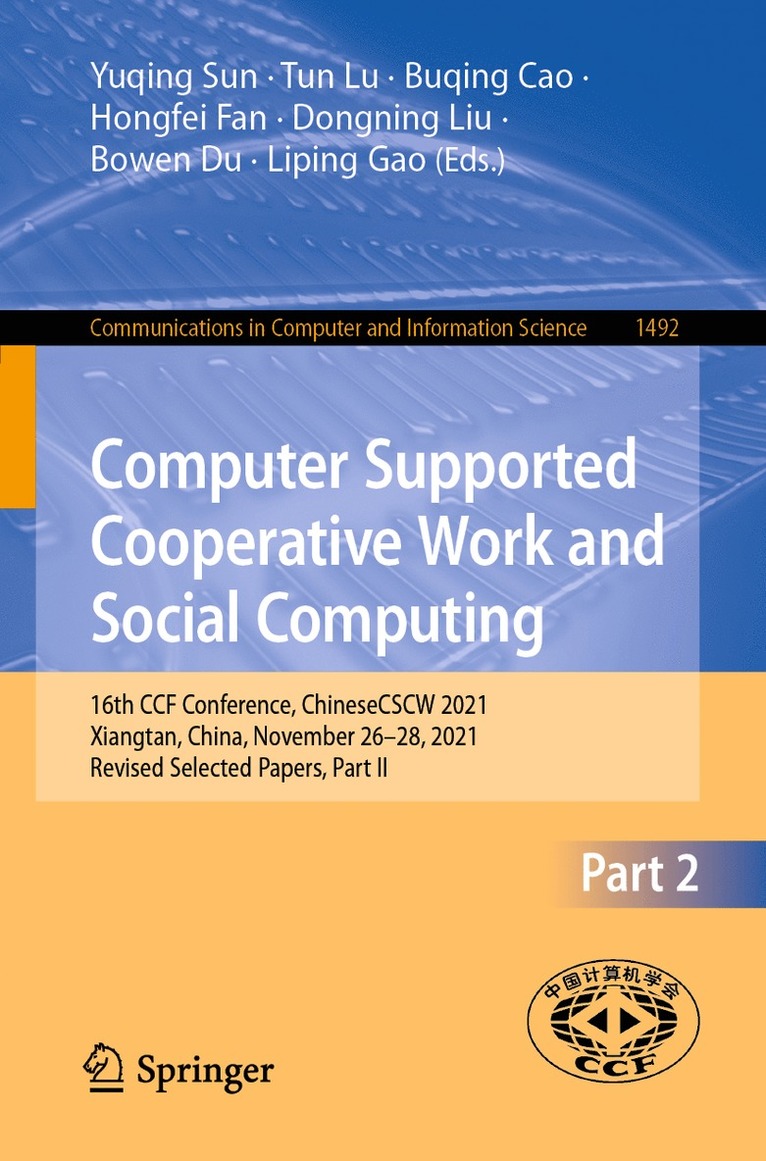 Computer Supported Cooperative Work and Social Computing 1