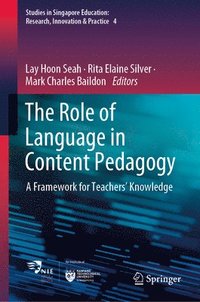 bokomslag The Role of Language in Content Pedagogy
