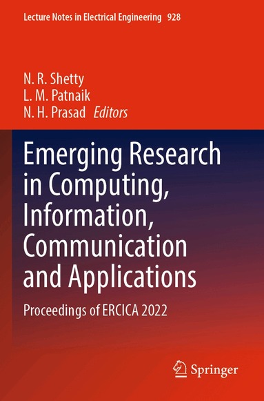 N. R. Shetty, L. M. Patnaik, N. H. Prasad - Emerging Research in Computing, Information, Communication and Applications, Häftad