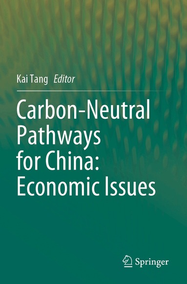 Kai Tang - Carbon-Neutral Pathways for China: Economic Issues, Häftad