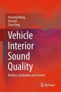 bokomslag Vehicle Interior Sound Quality