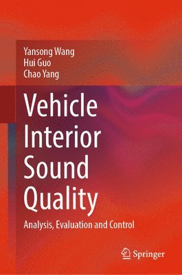 bokomslag Vehicle Interior Sound Quality