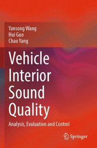 bokomslag Vehicle Interior Sound Quality