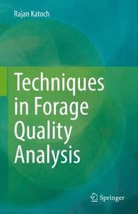 bokomslag Techniques in Forage Quality Analysis