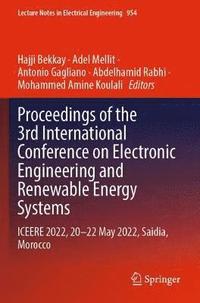 bokomslag Proceedings of the 3rd International Conference on Electronic Engineering and Renewable Energy Systems