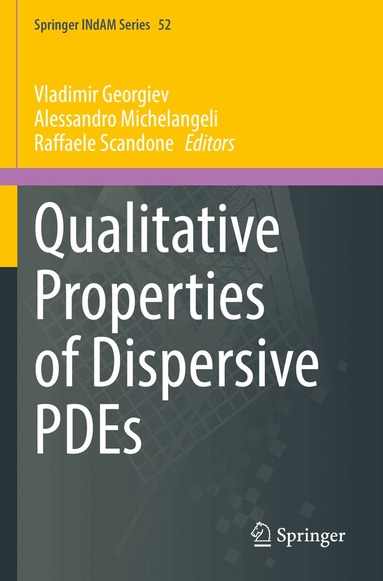 Vladimir Georgiev, Alessandro Michelangeli, Raffaele Scandone - Qualitative Properties of Dispersive PDEs, Häftad
