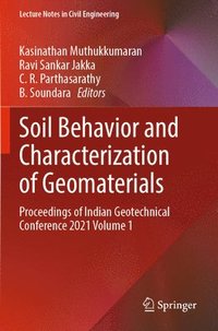 bokomslag Soil Behavior and Characterization of Geomaterials