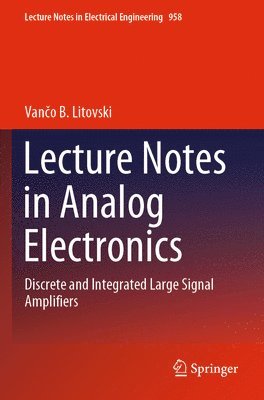Lecture Notes in Analog Electronics 1