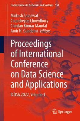 Proceedings of International Conference on Data Science and Applications 1