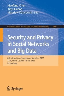 bokomslag Security and Privacy in Social Networks and Big Data