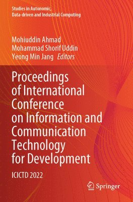 bokomslag Proceedings of International Conference on Information and Communication Technology for Development