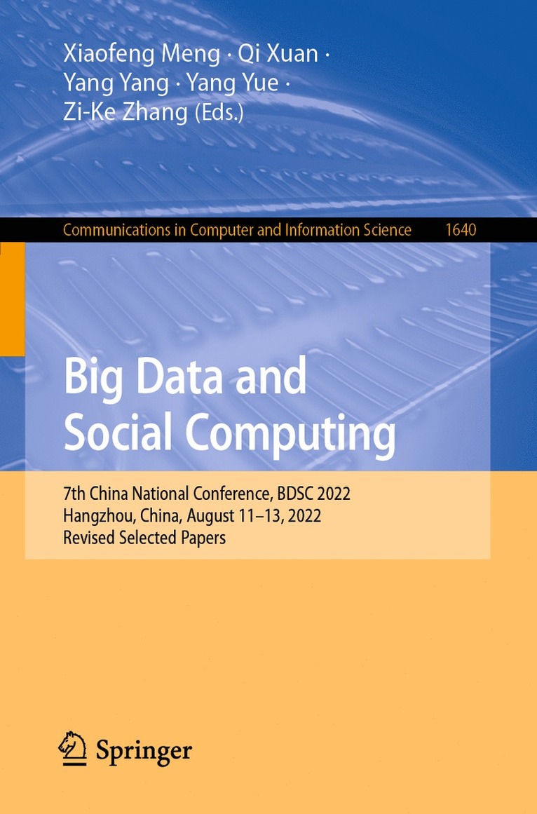 Big Data and Social Computing 1