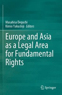 bokomslag Europe and Asia as a Legal Area for Fundamental Rights