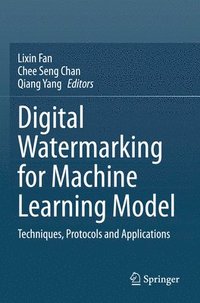 bokomslag Digital Watermarking for Machine Learning Model