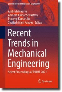 bokomslag Recent Trends in Mechanical Engineering