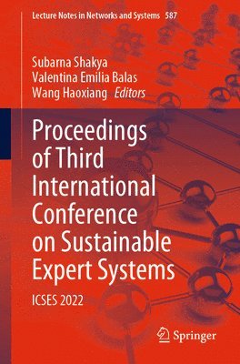 Proceedings of Third International Conference on Sustainable Expert Systems 1