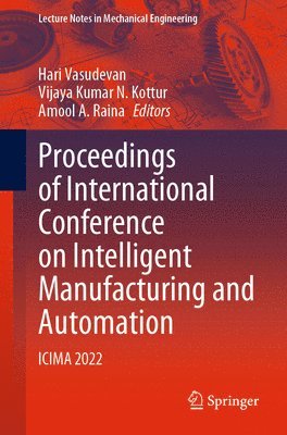 bokomslag Proceedings of International Conference on Intelligent Manufacturing and Automation