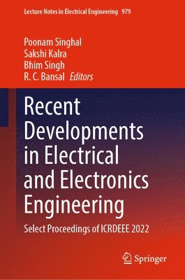 bokomslag Recent Developments in Electrical and Electronics Engineering