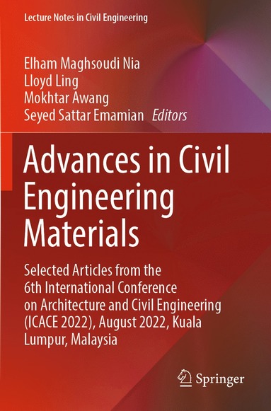 bokomslag Advances in Civil Engineering Materials