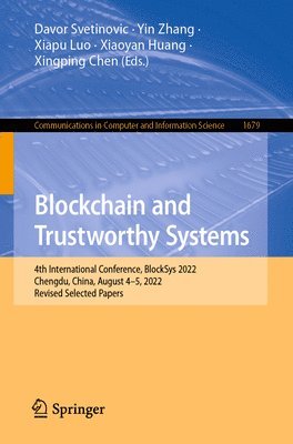 bokomslag Blockchain and Trustworthy Systems