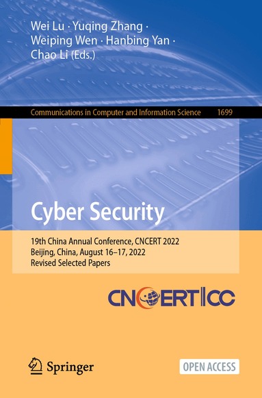 Wei Lu, Yuqing Zhang, Weiping Wen, Hanbing Yan, Chao Li - Cyber Security, Häftad