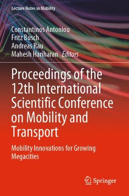 bokomslag Proceedings of the 12th International Scientific Conference on Mobility and Transport