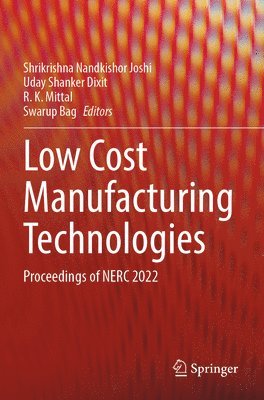 bokomslag Low Cost Manufacturing Technologies