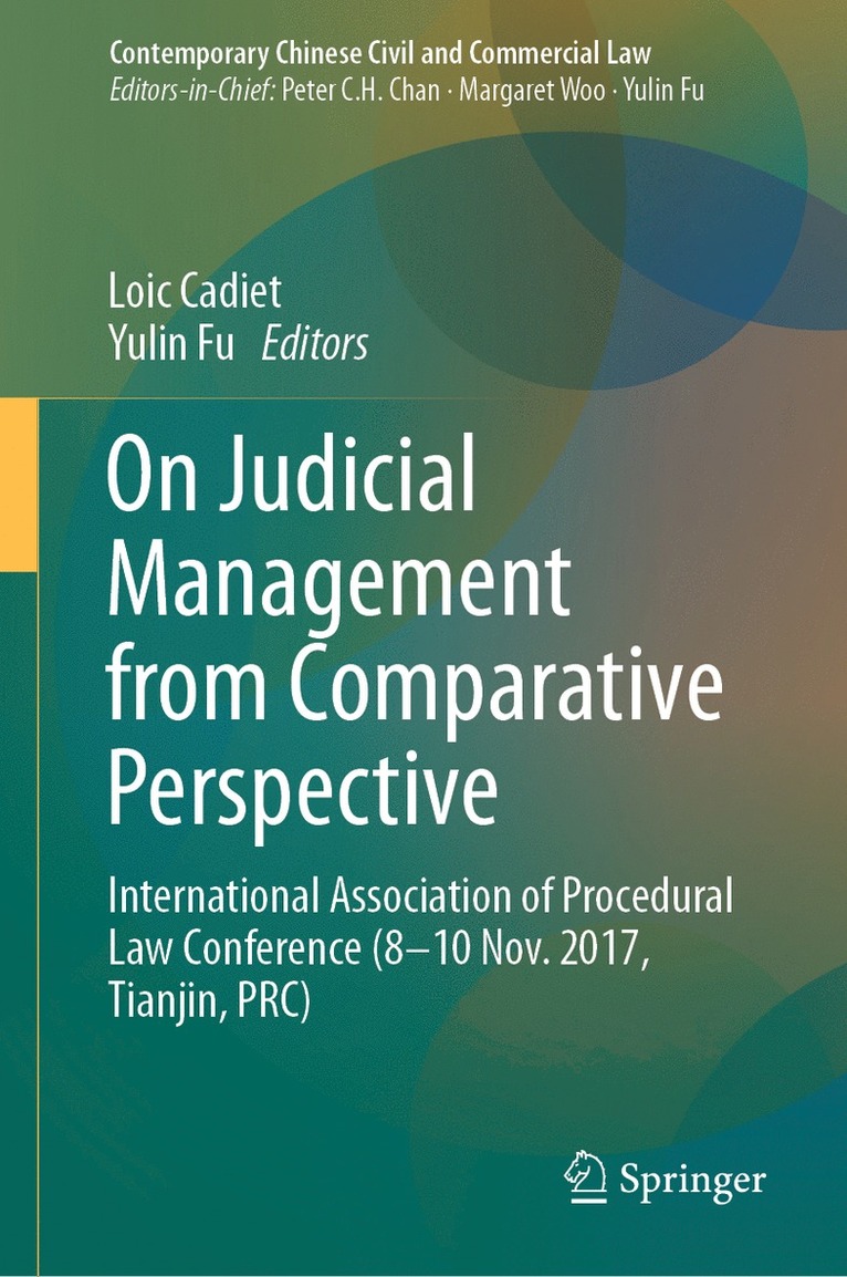 Loic Cadiet, Yulin Fu - On Judicial Management from Comparative Perspective, Inbunden
