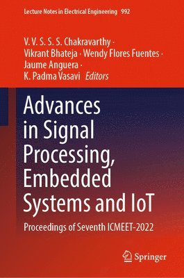 bokomslag Advances in Signal Processing, Embedded Systems and IoT