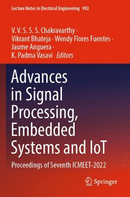 Advances in Signal Processing, Embedded Systems and IoT 1