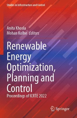 Renewable Energy Optimization, Planning and Control 1