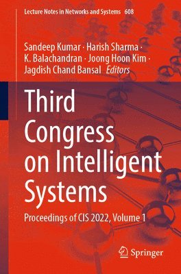 bokomslag Third Congress on Intelligent Systems