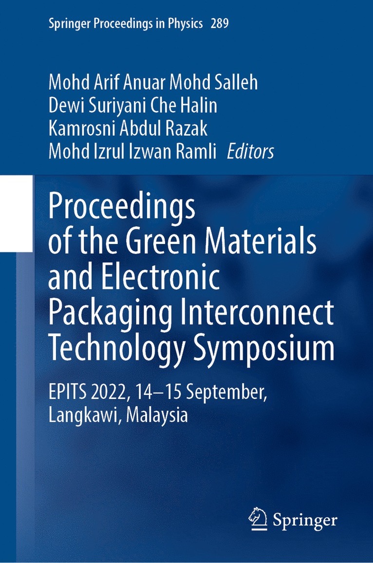 Proceedings of the Green Materials and Electronic Packaging Interconnect Technology Symposium 1