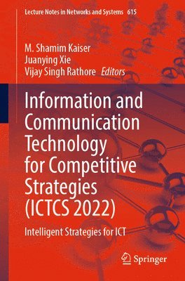 Information and Communication Technology for Competitive Strategies (ICTCS 2022) 1