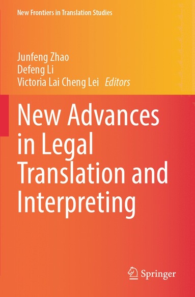 bokomslag New Advances in Legal Translation and Interpreting