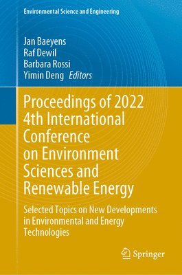 Proceedings of 2022 4th International Conference on Environment Sciences and Renewable Energy 1