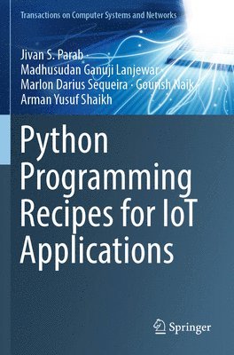 bokomslag Python Programming Recipes for IoT Applications