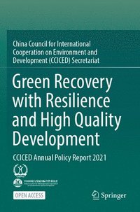 bokomslag Green Recovery with Resilience and High Quality Development