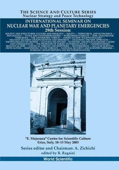 RAGAINI R, R Ragaini - SOCIETY AND STRUCTURES, PROCEEDINGS OF THE INTERNATIONAL SEMINAR ON NUCLEAR WAR AND PLANETARY EMERGENCIES - 29TH SESSION, Inbunden