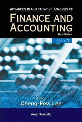 Advances In Quantitative Analysis Of Finance And Accounting - New Series 1
