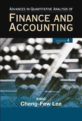 Advances In Quantitative Analysis Of Finance And Accounting (Vol. 4) 1